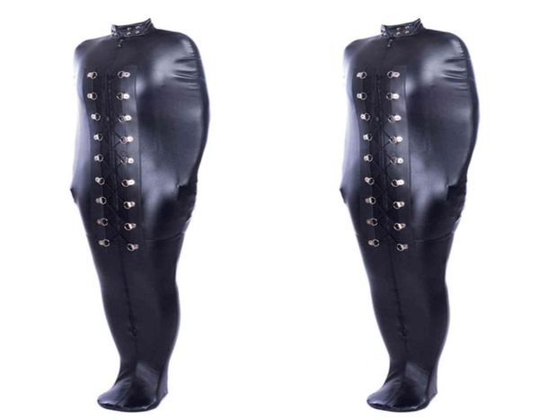 Bondage body in pelle PU BASSE FULL BDSM Binder Straittucca Sleeping Saccheggio Slave Fetish Restenings Commercio Costume 11231569304