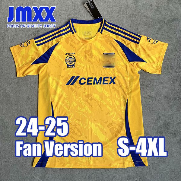 S-4XL JMXX 24-25 Tygres Uanl Soccer Jerseys Home Away Третий специальный мужская униформа Jersey Man футбольная рубашка 2024 2025 Версия фанатов.