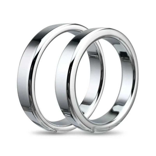 Nxy Cockrings Top qualidade Grande tamanho masculino aço inoxidável de aço pesado pênis de pênis de bloqueio de galo de galo bola bdsm ereção sexo brinquedo para homem 240427