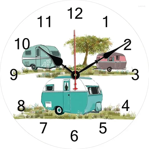 Orologi da parete CAMPERAGNO CAMPER CHIUSSE COLLO SUGGERIMENTO CHIUSA SOGGIORO CASA TABELLA TARTZO ROTTO CHIEDI DECORAZIONI CAMERA DA BAMBINI