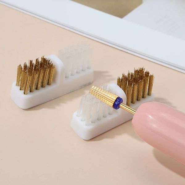 Bits 1pc Broca de unhas elétricas Limpeza de escova de arame de cobre para manicure Ferrilhas de máquinas limpadoras Ferramentas de unhas