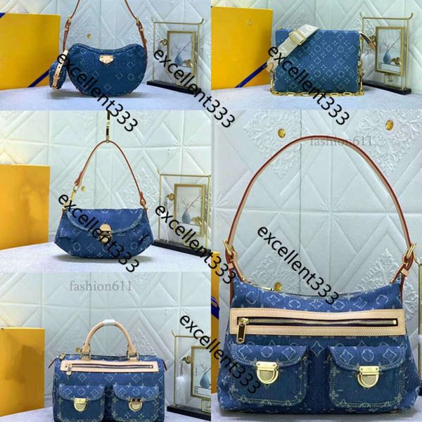 Denim Designer Spall Bullo Women Borse Borse Borsa Borsa da viaggio Porta VOCCHIA PROVA PUNSA PUNSA PUNSA PUNSA PUACCHE