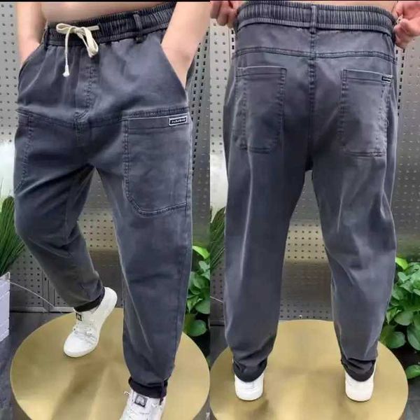 Мужская джинсовая дизайнерская уличная одежда вымыла мужчины роскошные мешковаты