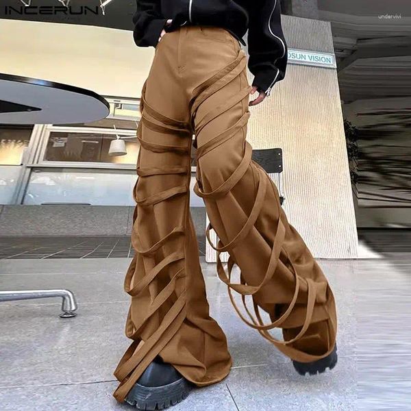 Мужские штаны Incerun 2024 Корейские брюки в стиле мода