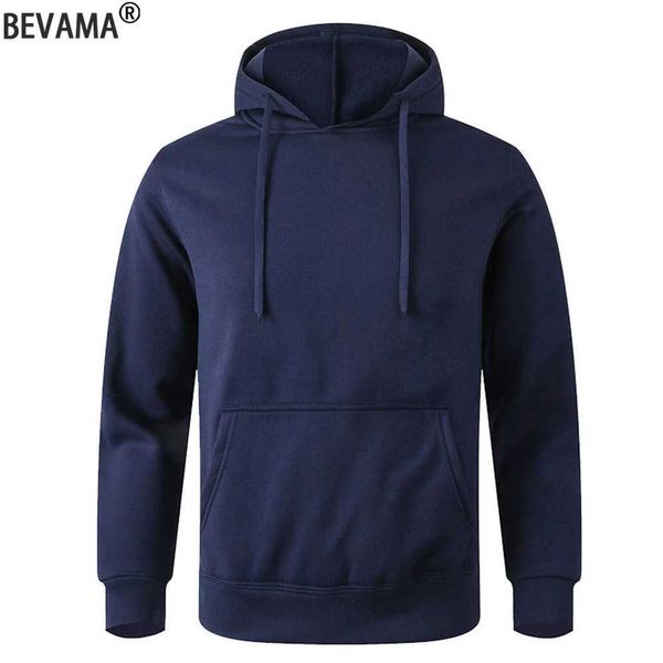 Sweatshirts Herren Hoodies Sweatshirts Herren Pullover Autumn Woll Hoodie Solid Farbe extra großes Sweatshirt Casual Womens Sweatshirt Langarmed Hoodie 240425