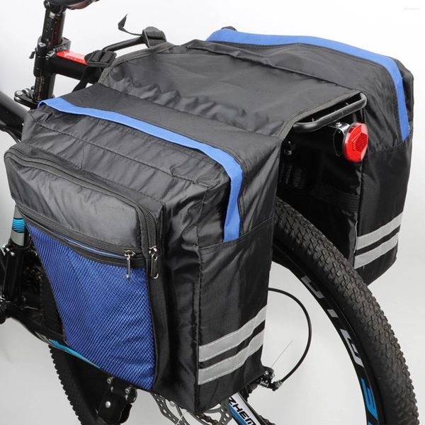 Borse per bici a tutti i terreni per bici ad alta capacità Ciclo posteriore doppio sedile posteriore Pannier Pack Gaglie