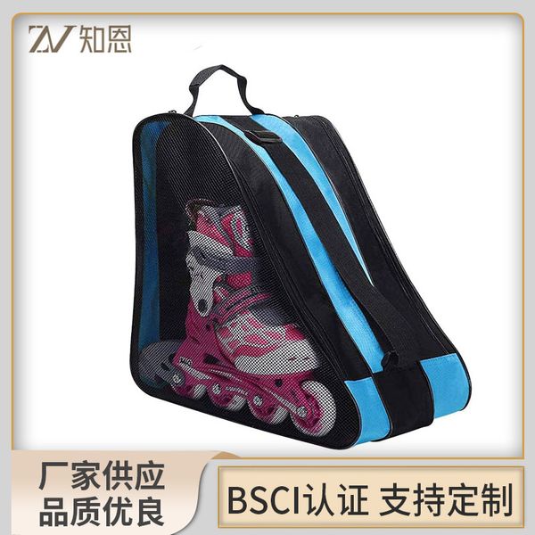 Customized Processing Reißverschluss Skating Roller Skates Bag Kinderrollschuh Skates Dicked Storage Rucksack Aufbewahrungstasche