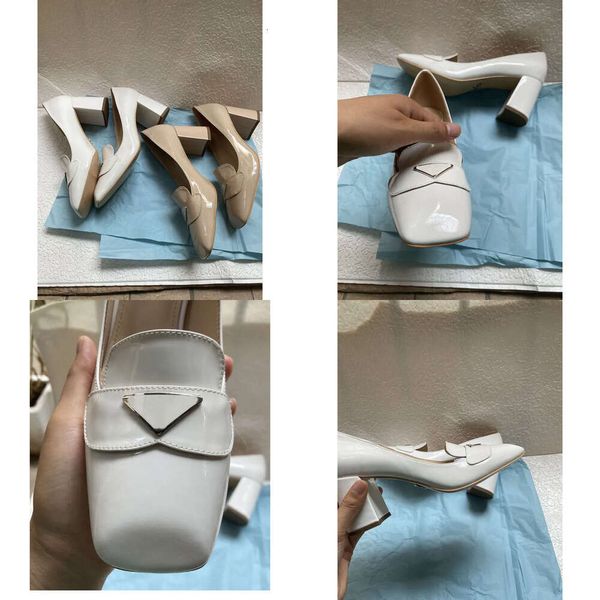 Scheme di scarpe da donna Squadress Testa High Heels Designer Altezza 7,0 cm Suola nuda con sandali di nozze Sier Black 35-41 Qualità originale