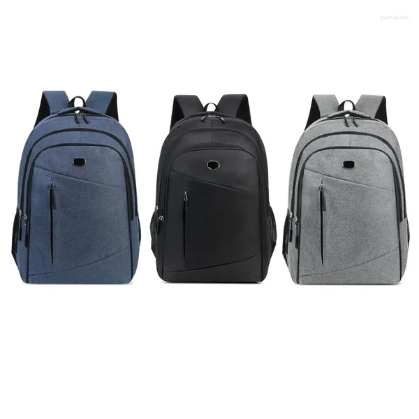 Bolsas de escola Man Backpack Travel 17 '' Laptop Oxford Cloth Business para diariamente