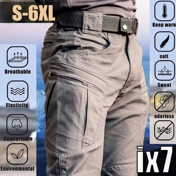 Мужские брюки городские тактические грузовые брюки для мужских пешеходных походных походов.
