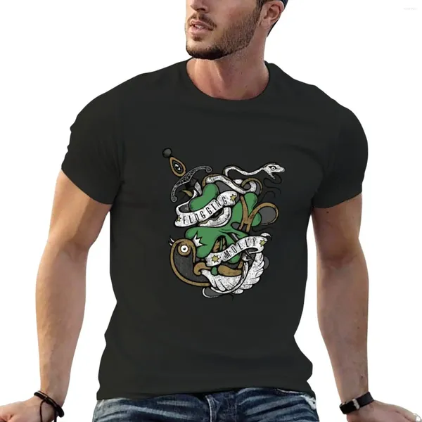 Tops canotte maschile punk t-shirt t-shirt magliette pesanti magliette abbigliamento estetico snello per gli uomini