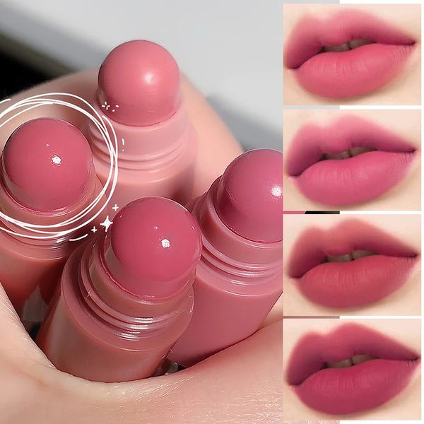 4 em 1 Matte Lipstick lápis Kit Combo Velvet Velvet Red Lip Tint Cuple -Copo Unince Cup Multicolor Makeup Lips Set Cosmetic Set 240425