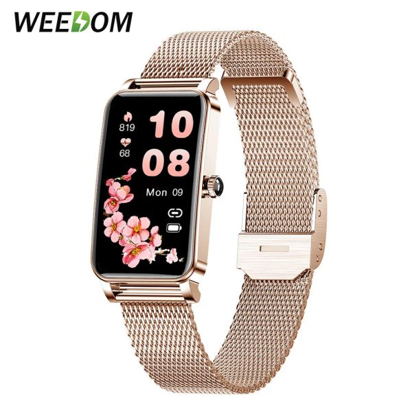 Orologi Weedom Luxury Smart Watch Women Women touch Screen Bracciale Fitness Monitor IP68 Smartwatch impermeabile per Android iOS