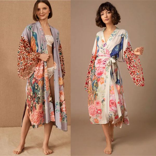 Conjunto elegante encobrimento de praia vestido de malha de túnica de túnica encobrimento de roupas de banho feminino sexo pijama robe plage cardigan vestido de verão
