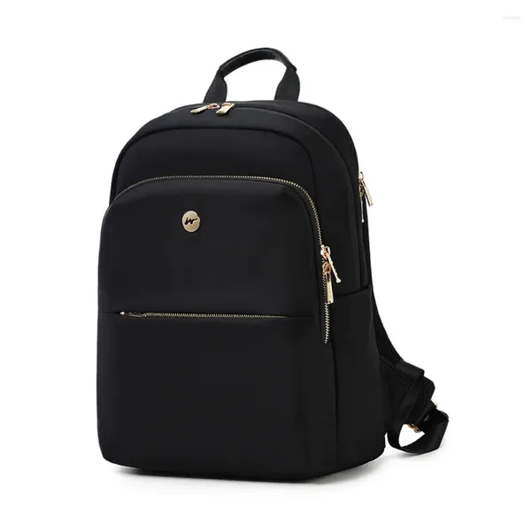 Backpack de grande capacidade Laptop Rucksack Branhora de negócios Bolsa de ombro para mulheres se encaixa em até 13,3 14 15,6 polegadas