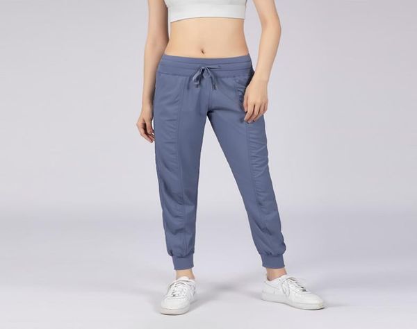 Women Yoga Studio Hosen Damen schnell trockener Draw String Laufsporthosen Loose Dance Studio Jogger Girls Yoga Pants Gym Fitne5496326