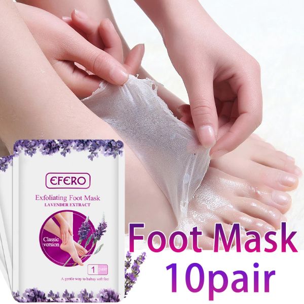 Werkzeug Peeling Peeling Foot Mask Foot Spa Pediküre Socken Entfernen Sie tote Haut Whitening Heels