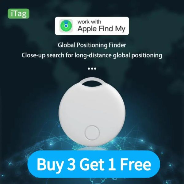 Allarme Apple Trova la mia app itag Localatore GPS Smart Tracker Antilost Mini Finder Posizionamento globale per animali domestici Anziani, acquista 3 Ottieni 1 gratuito