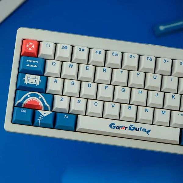 Taste 129 tasti GURA PBT KeyCaps Dyesub KeyCaps Profilo Cherry con spostamento 1.75U 2U per la tastiera meccanica dell'interruttore ciliegia MX