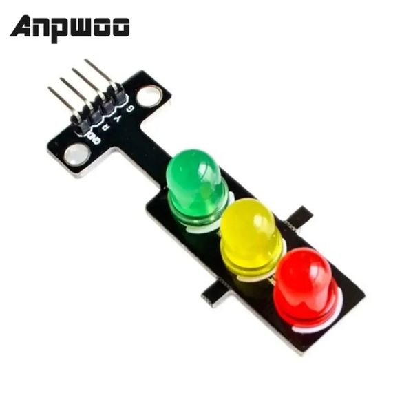 ANPWOO LED LUDO CRIATIVO Módulo de emissão de 5V Saída de sinal digital de brilho comum 3 Luz de controle separado