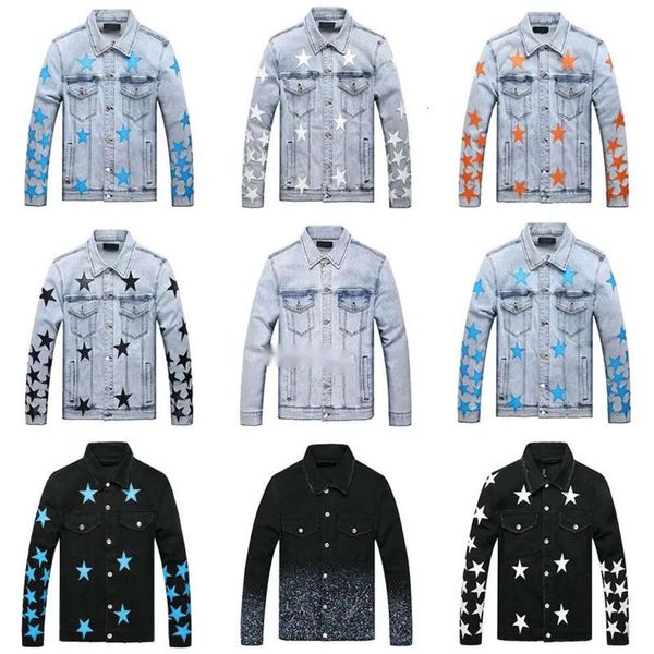 Männer Denim Jacke Am Jeans Tragen Großhandel Fashion Jeans Jacken Slim Fit Casual Streetwear Einer Braustapfen Vintage Herren Jean Jacket Tredamr 474