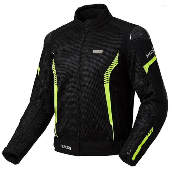 Abbigliamento motociclistico estate giacca in maglia traspirante uomini motocross cavalli da esterno vestiti protettivi ventilati equipaggiamento antivento