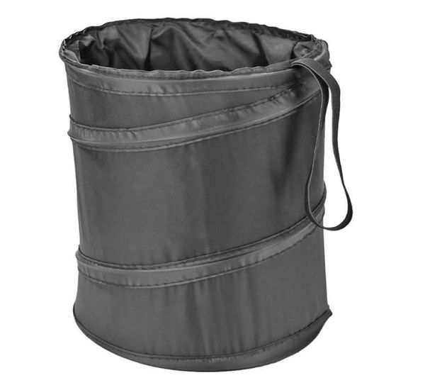 Lixeiras de lixo lixo lixo para armazenamento de carros Busket Oxford Fabric Liftisk Organizer Holder Universal Garbage Bin5300724