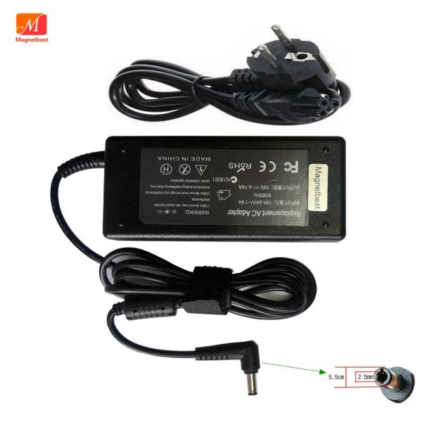 Ladegeräte 19V 4.74A AC -Laptop -Adapter -Ladegerät für ASUS ADP90SB BB ADP90CD ADP90YDB DB PA190024 PA190004 Netzteile