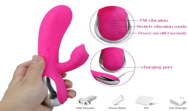 10 Velocidade G Spot Rabbit Vibrator Toys Woman Dildo Vibradores Mulheres O Clitoris Produtos Sexy Exóticos Toy para Adult5130931