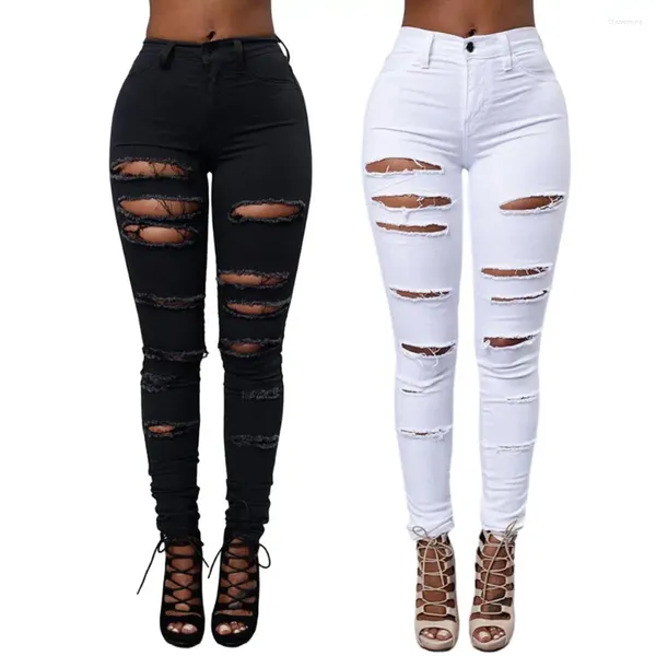 Calça feminina jeans de jea