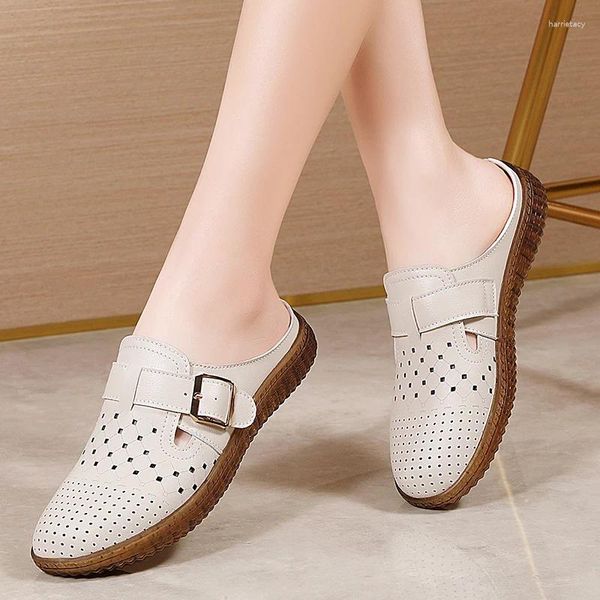 Scarpe casual Sestate per estate da donna Sandali Baotou sono pantofole traspirabili non slip alla moda all'aperto più size soft sole comfort