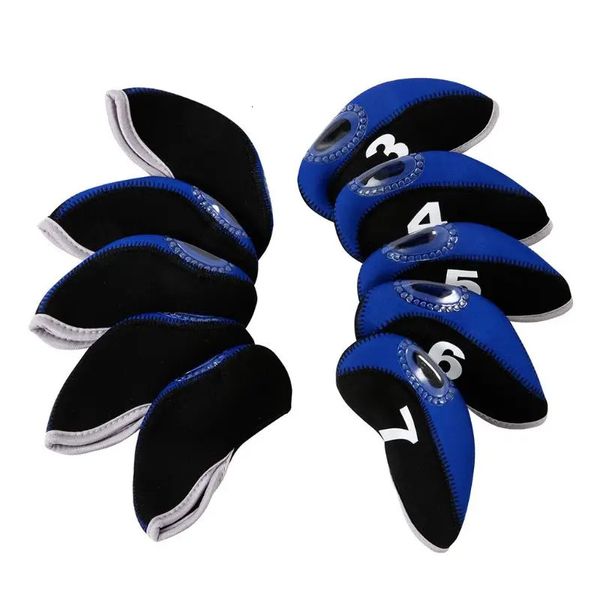 10 PCSSet Portable Sport Neoprene Golf Club Head Cover Arry защитные укрытия Protector 240424