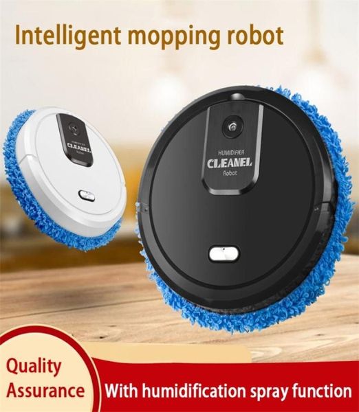 1500 mAh Home Nass trockener Roboter -Roboter -Müdmaschinen -Mop -Kehrmaschinen -Kehrmaschinen -Spin und GO MOP 2203289401452