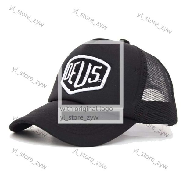 2024 New Deus Ex Machina Baylands Trucker Snapback Cap Black Mesh Baseball Hat Sport Luxury Octobl