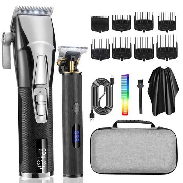 Триммер для волос HomeProduct CenterProduct CenterCordlow -noise vogresselectric Hair Clippers с мешками для путешествий Q240427