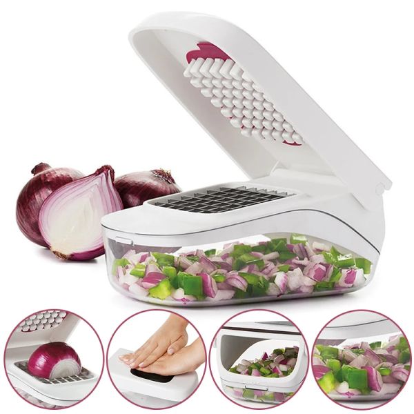 Werkzeuge 12 in 1 Multifunktional Gemüse Slicer Cutter Shredders Slicer mit Korbfruchtkartoffel -Karotten -Karotten -Reisung