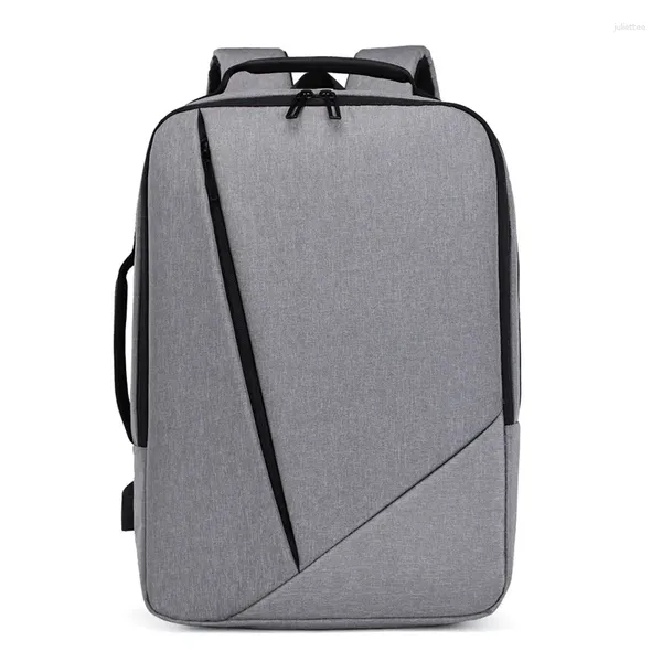Рюкзак Geometry Деловые рюкзаки для мужчин Водонепроницаемый дизайн для ноутбука 15'6 Сверхбольшой вместительности Мужской элегантный черный рюкзак