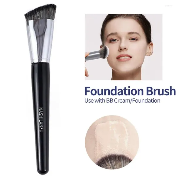 Brushes de maquiagem Profissional Foundation Browe Head Base líquida Face Beauty Shadow Women Fooler Tools U1i1