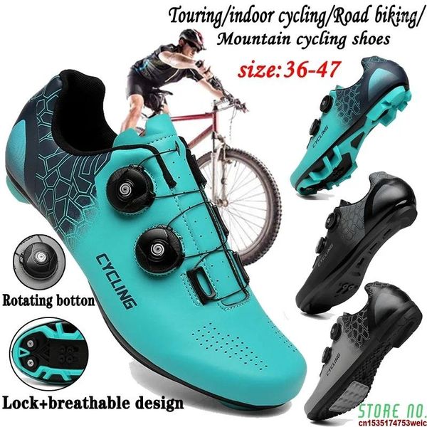 Radsportschuhe Herren Sneaker MTB männliche Straße Speed Bike Frauen Sportpedal Clip Professional Unisex Selbstverriegelung