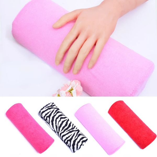 2024 Manicure de mão macia Manicure Manicure Lavável almofada de mão braço de travesseiro de travesseiro Restos de unhas Art Stand para Manicure Pillowsoft Cushion Hand Rest Rest