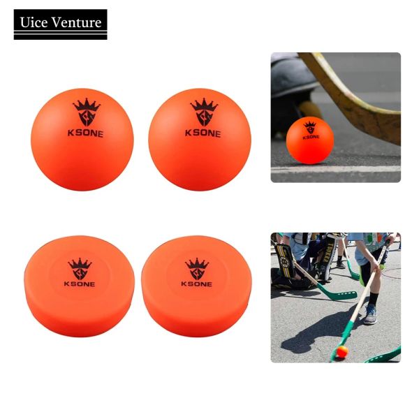 Eishockey Eishockey Puck Roller Ice Hockey Training 2PCS Hockey Runde Norebound Ball Street Feldhockey Puck Sports Supplies