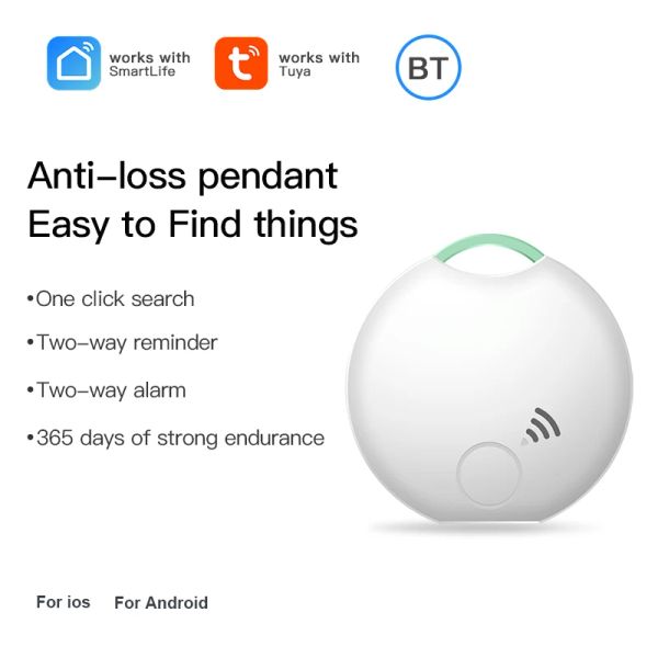Модули ty014 Smart Life Mini Tag Anti -Lost The Alarm Tuya Wireless Bluetooth Tracker Детский сумка для кошелька ключ для питомца GPS Cats Dog Locator