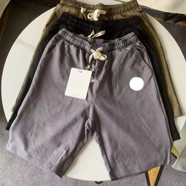 Masculino shorts de designers de luxo de luxo masculino curto algodão puro é suave confortável calça de banho curta Los Cortos Pantaloncini