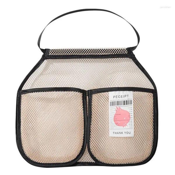 Depolama torbaları örgü sebze yeniden kullanılabilir sarımsak kaleci 2 bölmeli taşınabilir bakkal torbası yıkanabilir pamuk ipi