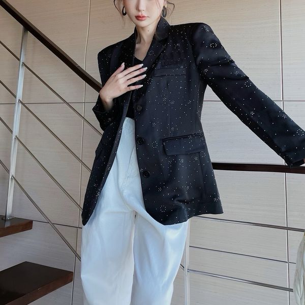 Women Designer Blazer Jacker Coat Woman Lettere Full Star Lettere Spring Nuovi top rilasciati