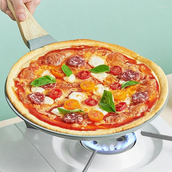 Pans Coating in granito Omeletta padella padella pizza friggere senza coperchio in pietra sana Tamagoyaki per gas e pentola a induzione