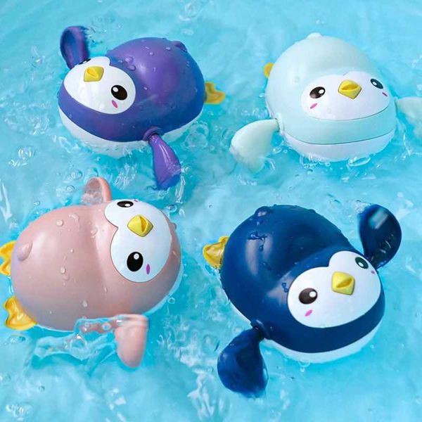 Borda de banho de bebê brinquedos de banho de bebê 0 36 meses para banheiro piscina de piscina relógio de rqueiro de caranguejo Toys de banheira de pato para crianças Juguetes de um ano
