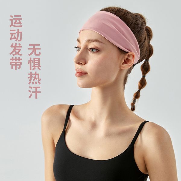 Ningbo Dashu Hair Band Schweiß absorbierender Schal Sommer Yoga Fitness Band Sommer Girls Sports Running Stirnband 240124