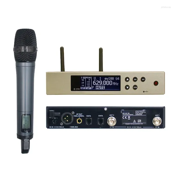 Microfones de alta qualidade EW135G4 EW 100 G4 Sistema de microfone sem fio UHF Profissional com EW100G4 Receptor E835