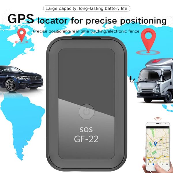 ACESSORES GF22/21 GPS Tracker Tracker VEÍCULO CURPELA GPS Localizador de GPS Antilost O dispositivo de rastreamento de gravação pode controle de telefone Wi -Fi lbs